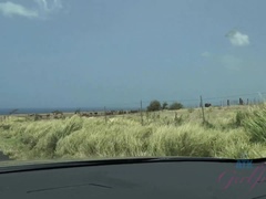 Strand, Freundin, Nackt, Zierlich, Piercing, Pov, Abendanzug, Titten