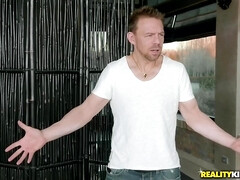 Tussi, Puppe, Gruppe, Hardcore, Absätze, Natürlichen titten, Muschi, Realität