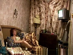 素人, 茶髪の, ディルド, オナニー, 淫乱熟女, 母, 一人