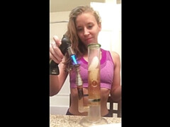 Enthousiasteling, Blond, Compilatie, Vrouw, Klein, Alleen, Tiener, Tieten likken