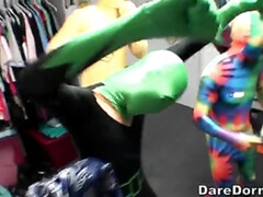 ベッドルーム, フェラチオ, 茶髪の, 大学生, 女 人男 人, なめる, オマンコ