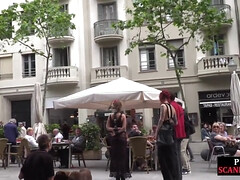 緊縛, 巨乳な, カワイイ, ヒール, アウトドア, 公共, オマンコ, タトゥー