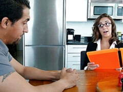 フェラチオ, バック, ドレス, 眼鏡, 淫乱熟女, 剃毛, タトゥー, オッパイの