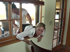 ブロンド, 淫乱熟女, 三人