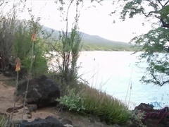 Doigter, Orgasme, De plein air, Petite femme, Pov, Chatte, Fumer, Nénés