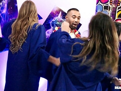 デカ尻, デカパイ, 茶髪の, 巨乳な, 顔面騎乗, ラティーナ, 生徒, オッパイの