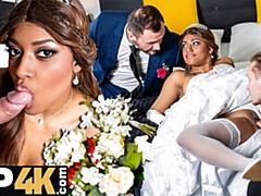 18, 結婚, ドレス, ハードコア, Hd, 異人種間, 自然山雀, ストッキング