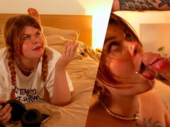 18 años, Amateur, Engañando, Papá, Fetiche, Pelirrojo, Estudiante, Adolescente