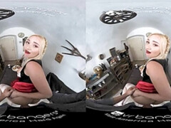 3d, ブロンド, フェラチオ, ディルド, バック, オナニー, 自然山雀, 現実