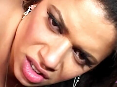 Большая жопа, Большой член, Большие сиськи, Брюнетки, Сперма на лице, Хд, Чулки, Втроем