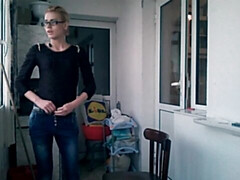 Rubia, Penetracion con dedos, Masturbación, Tetas naturales, Cabello corto, Flaco, Solo, Estriptis