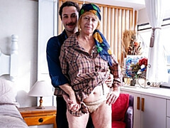 素人, アナル, お婆さん, 赤毛, ラフ, 垂れ乳, 剃毛, 禁句