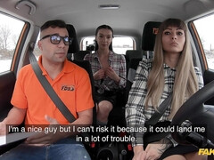 Kont, Grote kont, Zwart, Blond, Auto, Europees, 1 man 2 vrouwen, Kut duiken