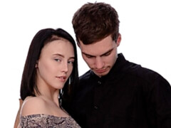 Enthousiasteling, Slaapkamer, Pijpbeurt, Bruinharig, Hondjeshouding, Natuurlijke tieten, Mager, Tieten likken