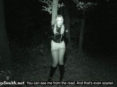 Jenny Smiith's Halloween Striptease Haunts with Seductive Charm