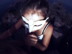 Grosser arsch, Grosse titten, Blasen, Kehlenfick, Hundestellung, Hd, Orgasmus, Öffentlich