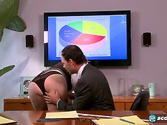 ブロンド, フェラチオ, イく瞬間, チン, Hd, 淫乱熟女, フェラする