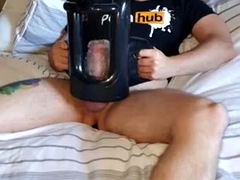 Using Fleshlight Quickshot Wank Machine Solo