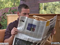 She took a shower and then have sex with an adult male