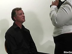 Husband cheats with big titted ebony plumper