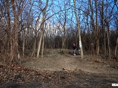 Redhead Kiara Lord Rips Pants For Big Cock