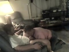 素人, フェラチオ, 茶髪の, 熟年