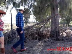 Grosser arsch, Grosse titten, Vollbusig, Besamung, Fett, Mexikanisch, Im freien, Titten