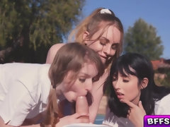 Rubia, Mamada, Morena, Grupo, Sexo duro, Hd, Realidad