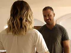 Ruby Redbottom's tight pussy filled with cum after school sex