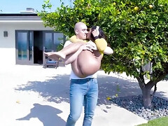 デカチン, フェラチオ, バック, Hd, 異人種間, 小柄, ティーン, オッパイの