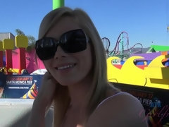 素人, ビーチ, ビキニ, ブロンド, 彼女, 小柄, ピアス, 剃毛