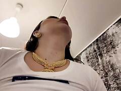 Gros cul, Gros seins, Sucer une bite, Brunette brune, Preservatif, Pov, Chevaucher, Turc