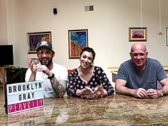 Leie, Hinter den kulissen, Grosser schwanz, Blasen, Hundestellung, Dürr, Strümpfe, Titten