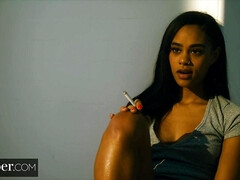 Bondage discipline sadomasochisme, Diep in de keel, Zwart, Handbeurt, Hd, Kut duiken, Ruw, Tiener