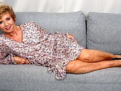 素人, デカ尻, デカパイ, ブロンド, オナニー, 熟年, 一人, ストリッピング