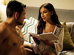 お尻, ベッドルーム, デカチン, フェラチオ, 茶髪の, バック, オマンコ, タトゥー