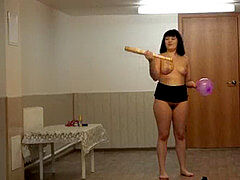 Getting off, hairy, anal-masturbation