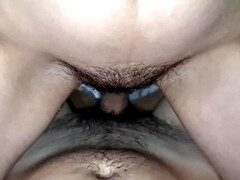 Hard Fuck Cum On Hairy Pussy