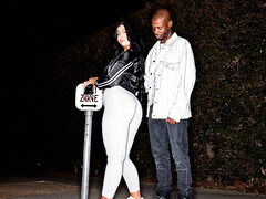 Gros cul, Noire, Brunette brune, Interracial