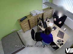 Grote mammen, Rondborstig, Europees, Hd, Geld, Kantoor, Zoon, Tiener