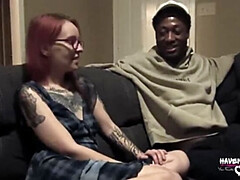 デカチン, 黒人, フェラチオ, チン, Hd, 自家製, 異人種間, タトゥー