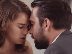 フェラチオ, 茶髪の, イく瞬間, イマラチオ, なめる, オマンコ, ティーン, オッパイの