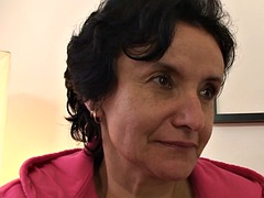 GRANNYBET - 70 year old granny riding his cock