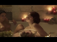 ベッドルーム, 茶髪の, 指いじり, 食べ物, フランス人, キス, 天然, フェラする