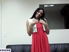 Американки, Минет, Сперма во рту, Семяизвержение, Латиноамериканки, В офисе, От первого лица, Сиськи