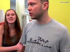 Stel, Sportzaal, Huisgemaakt, Kut duiken, Strippen, Strippen, Tiener, Trein