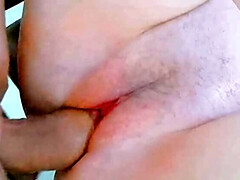 Juicy Pussy Close-Up: Cute Virgin Girl's First Time with White Cock