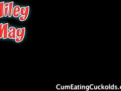 Enthousiasteling, Blond, Rondborstig, Man die toekijkt, Sperma shot, Natuurlijke tieten, Klein, Tieten likken