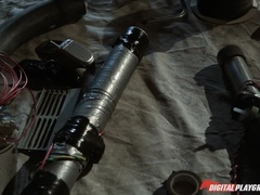 Asiático, Penetracion con dedos, Lesbiana, Tetas naturales, Oficina, Coño, Tren, Uniforme