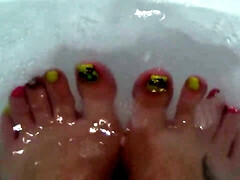 Amateur, Plantureuse, Classique, Queue, Femelle, Fétiche des pieds, Hd, Solo